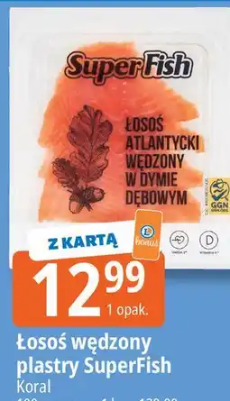 E.Leclerc Łosoś wędzony plastry SuperFish oferta