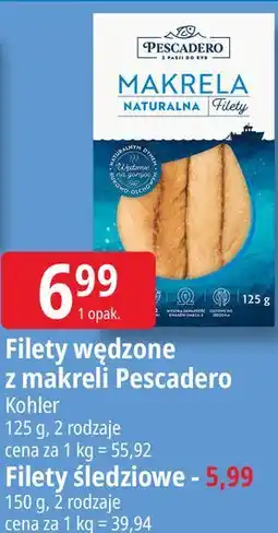 E.Leclerc Filety wędzone z makreli Pescadero oferta