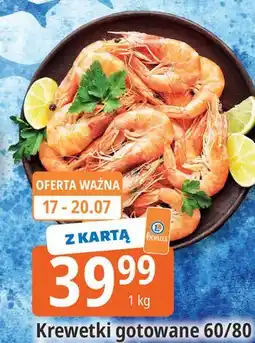 E.Leclerc Krewetki gotowane 60/80 Scapmaree oferta