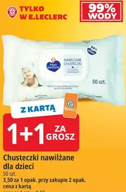 E.Leclerc Chusteczki nawilżane dla dzieci Mots d'enfants oferta