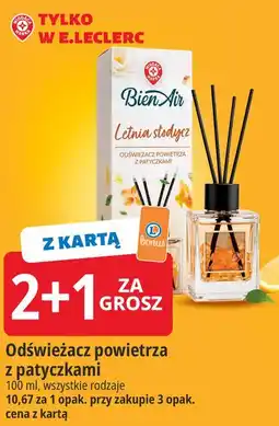 E.Leclerc Odświeżacz powietrza z patyczkami Bien Air oferta