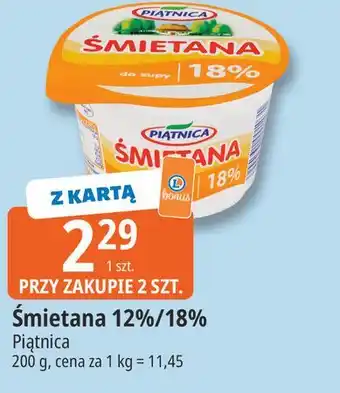 E.Leclerc Śmietana 12%/18% Piątnica oferta