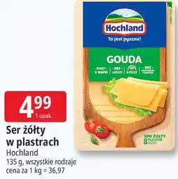 E.Leclerc Ser żółty w plastrach Hochland oferta