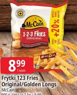 E.Leclerc Frytki 123 Fries Original/Golden Longs McCain oferta