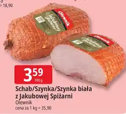E.Leclerc Schab/Szynka/Szynka biała z Jakubowej Spiżarni Olewnik oferta