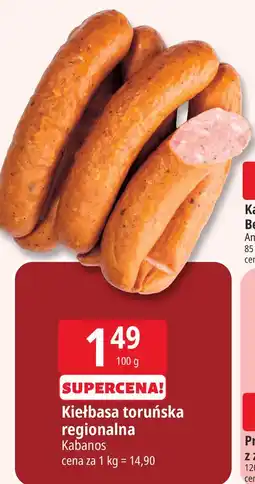 E.Leclerc Kiełbasa toruńska regionalna Kabanos oferta