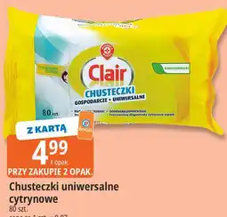 E.Leclerc Clair Chusteczki uniwersalne cytrynowe oferta