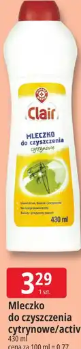E.Leclerc Clair Mleczko do czyszczenia cytrynowe/active oferta