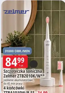 E.Leclerc Szczoteczka soniczna Zelmer ZTB2010K/W oferta
