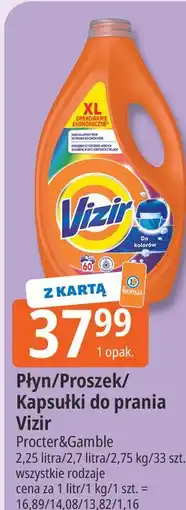 E.Leclerc Płyn/Proszek/Kapsułki do prania Vizir oferta
