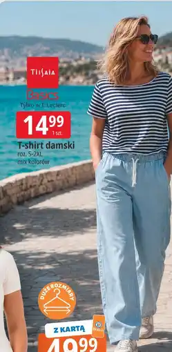 E.Leclerc T-shirt damski Basics Tissaia oferta