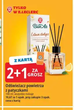 E.Leclerc Odświeżacz powietrza z patyczkami Bien Air Letnia słodycz oferta