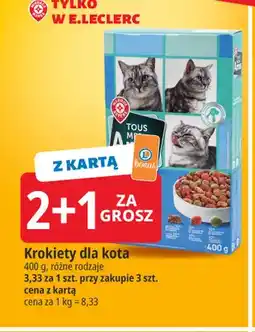 E.Leclerc Krokiety dla kota Tous Mes Amis oferta