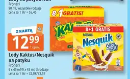 E.Leclerc Lody Kaktus na patyku 9-pak oferta