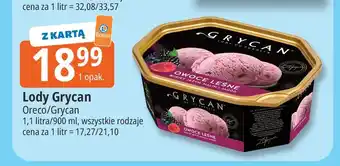 E.Leclerc Lody Owoce Leśne Grycan oferta