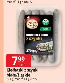 E.Leclerc Kiełbaski z szynki białe Nasze Specjały oferta