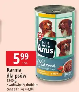 E.Leclerc Karma dla psów z wołowiną w sosie Tous Mes Amis oferta