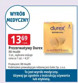 E.Leclerc Prezerwatywy Durex Sensual oferta