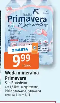 E.Leclerc Woda mineralna Primavera 6-pak oferta