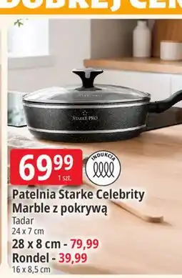 E.Leclerc Patelnia Starke Pro Celebrity Marble z pokrywą 24x7 cm oferta