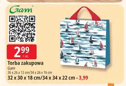 E.Leclerc Torba zakupowa Gam 26x26x12 cm / 34x26x16 cm oferta