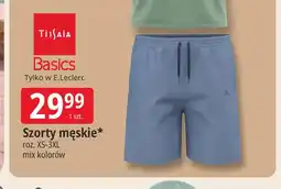 E.Leclerc Szorty męskie Tissaia Basics oferta