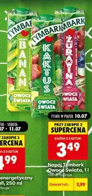 Biedronka Napój Tymbark Owoce Świata Żurawina oferta