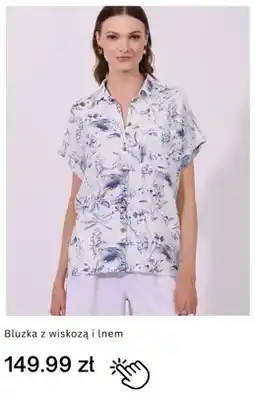 Monnari Bluzka z wiskozą i lnem oferta