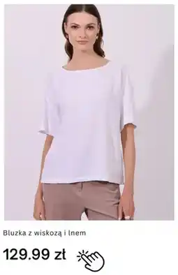 Monnari Bluzka z wiskozą i lnem oferta