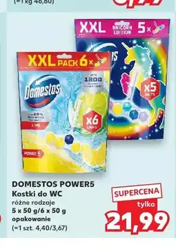 Kaufland Kostki do WC Domestos Power5 5-pak oferta