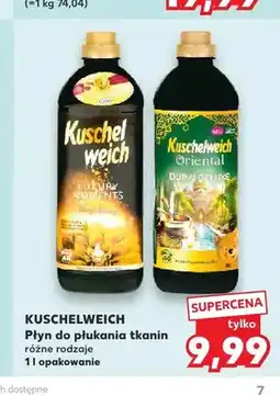 Kaufland Płyn do płukania tkanin Kuschelweich Luxury Moments oferta