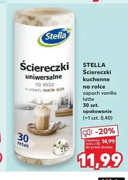 Kaufland Ściereczki uniwersalne na rolce Stella zapach vanilla latte oferta