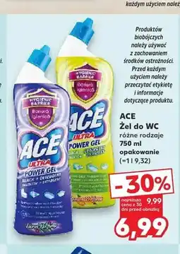 Kaufland Żel do WC Ace Ultra Power Gel Floral Perfume oferta