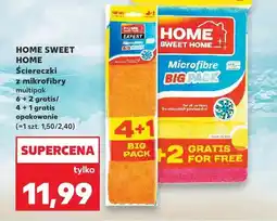 Kaufland Ściereczki z mikrofibry Home Sweet Home 5-pak oferta