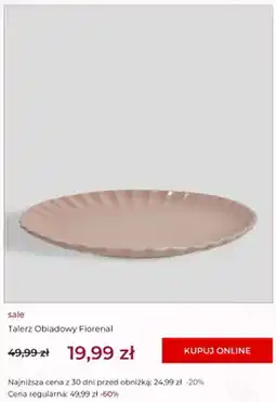 Home&You Talerz obiadowy Fiorenal home&you oferta