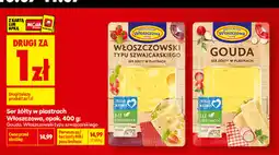 Biedronka Ser żółty w plastrach Włoszczowa oferta