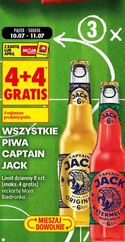 Biedronka WSZYSTKIE PIWA CAPTAIN JACK oferta