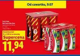 Lidl Napój gazowany Coca-Cola Zero 6-pak oferta