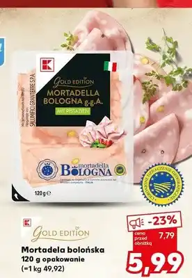 Kaufland Mortadela bolońska K-Gold Edition oferta
