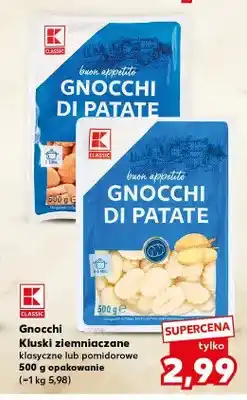 Kaufland Gnocchi kluski ziemniaczane K-Classic klasyczne oferta