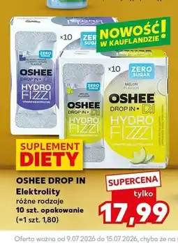 Kaufland Suplement diety OSHEE DROP IN Elektrolity oferta