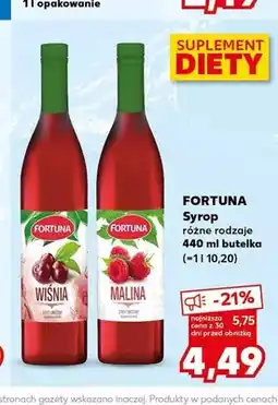 Kaufland Syrop Wiśnia Fortuna oferta