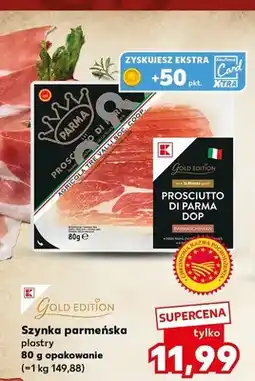 Kaufland Szynka parmeńska plastry K-Gold Edition oferta