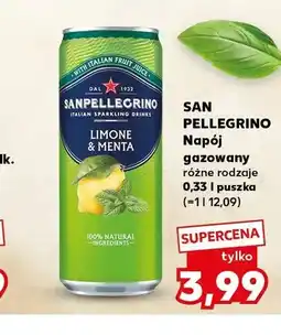 Kaufland Napój gazowany San Pellegrino Limone & Menta oferta
