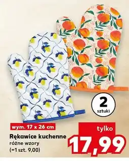 Kaufland Rękawice kuchenne 2-pak 17x26 cm oferta