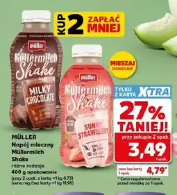 Kaufland Napój mleczny Müllermilch Shake czekoladowy oferta