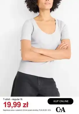 C&A T-shirt regular fit C&A oferta