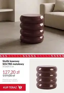 Homla Stolik kawowy SOLTRE metalowy oferta
