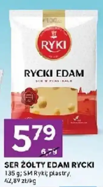 Stokrotka Ser Żółty Edam Rycki oferta