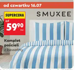 Biedronka Smukee Komplet pościeli z bawełny oferta